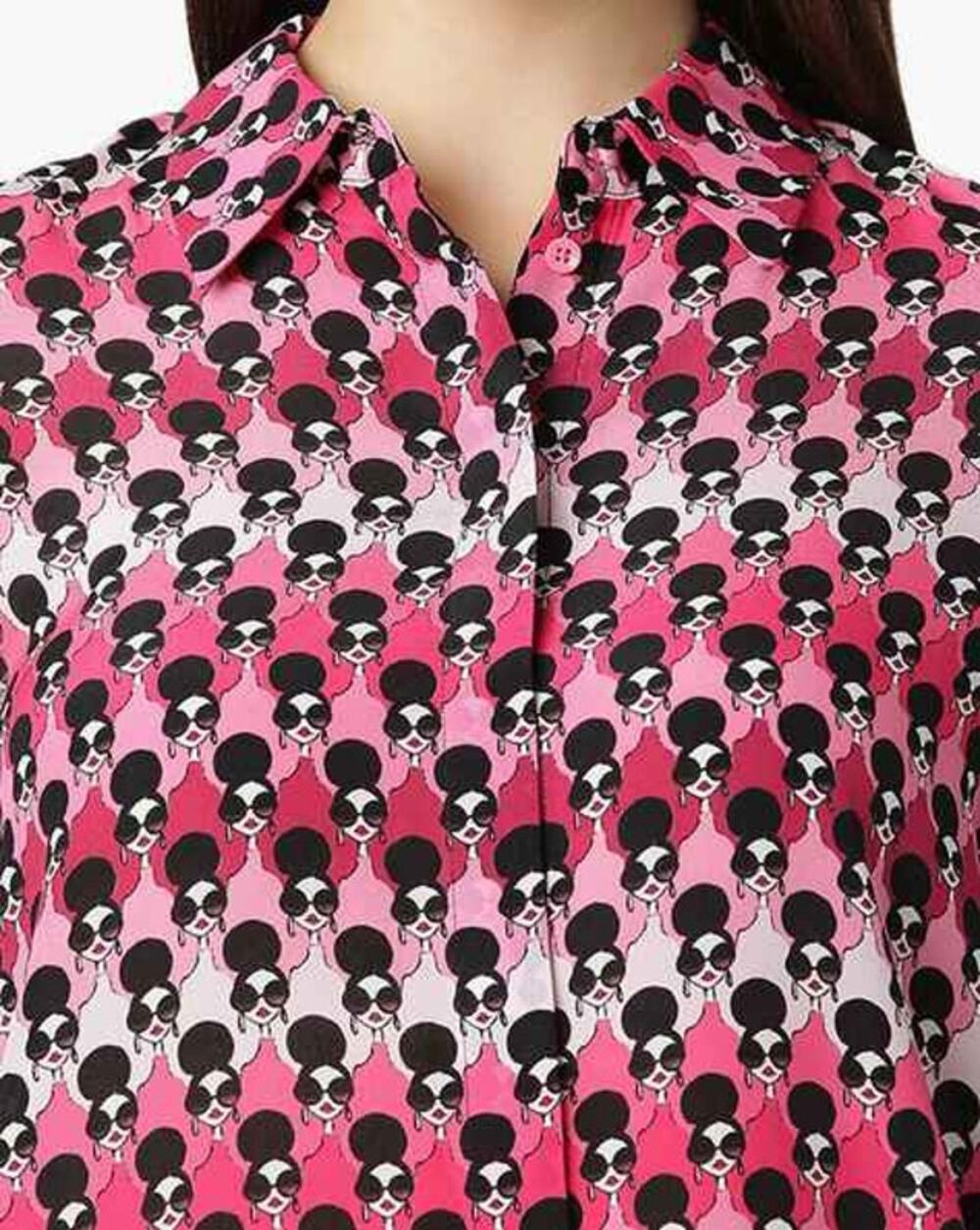 Alice + Olivia Martel Silk Blouse